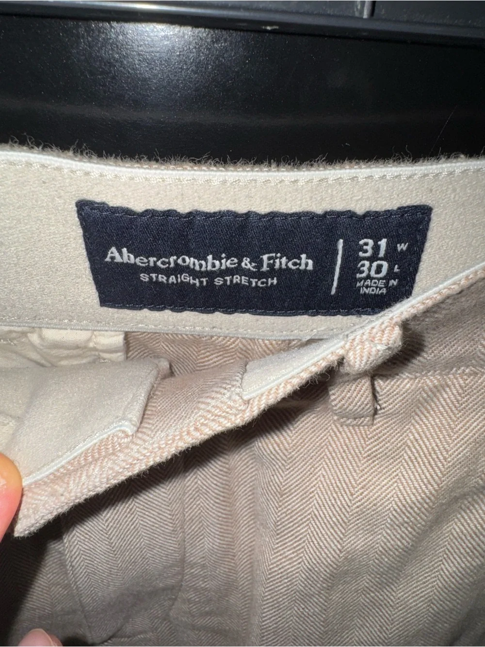 Abercrombie & Fitch Light Beige Chinos